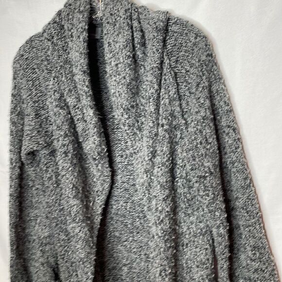 Anthropology Grey/Black Open Cardigan. Size Medium. - Picture 2 of 7
